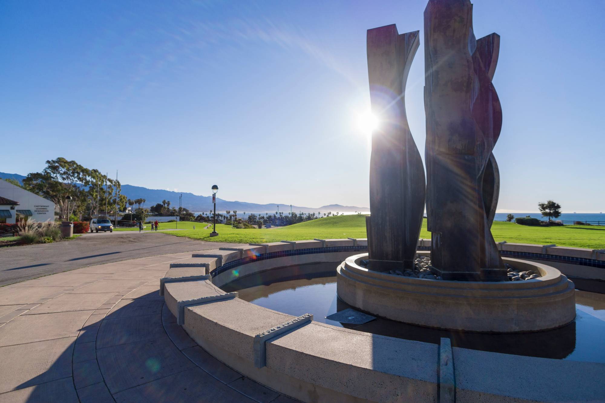 Campus fountain